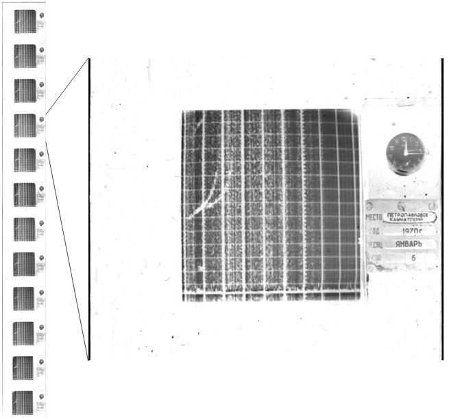 Пример отсканированного кадра с фотоплёнки 